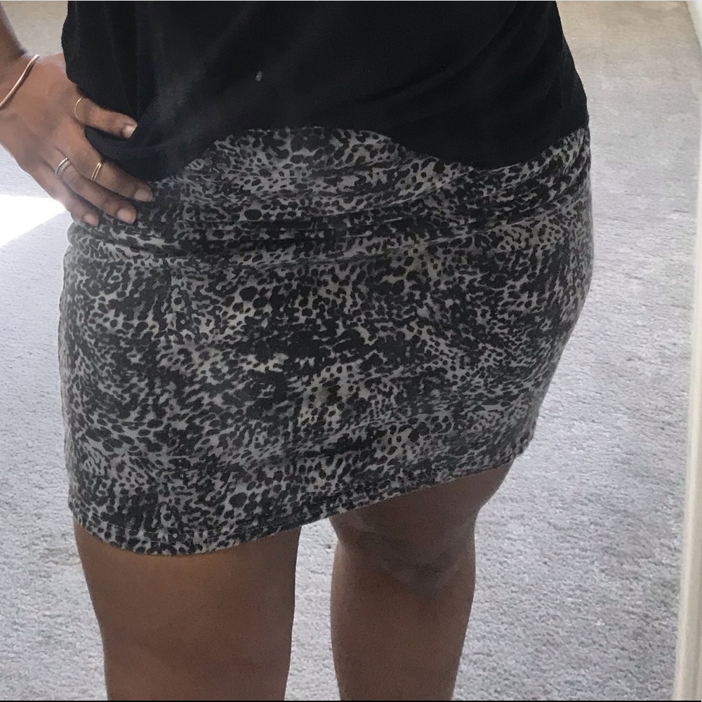 Animal Print Skirt